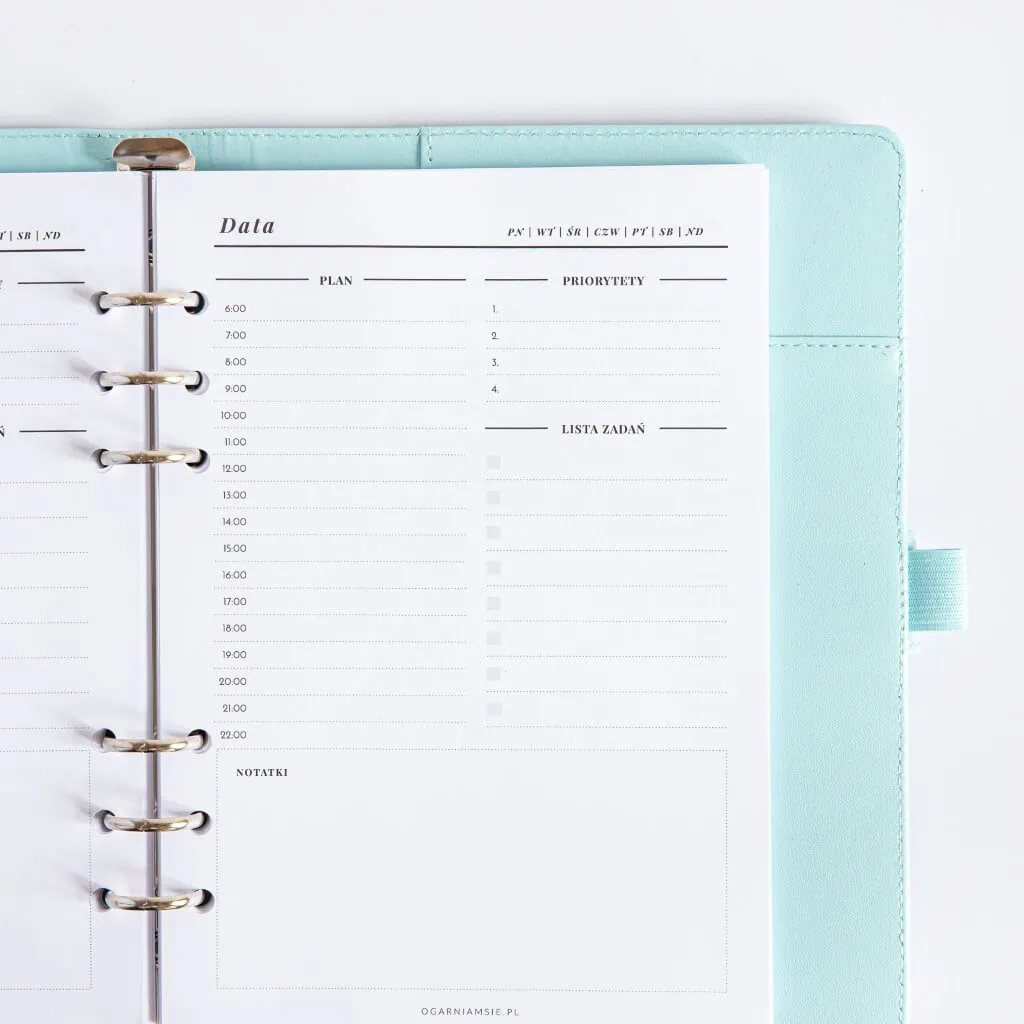 Dzień na jednej stronie