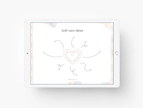 Planer self-care na iPada