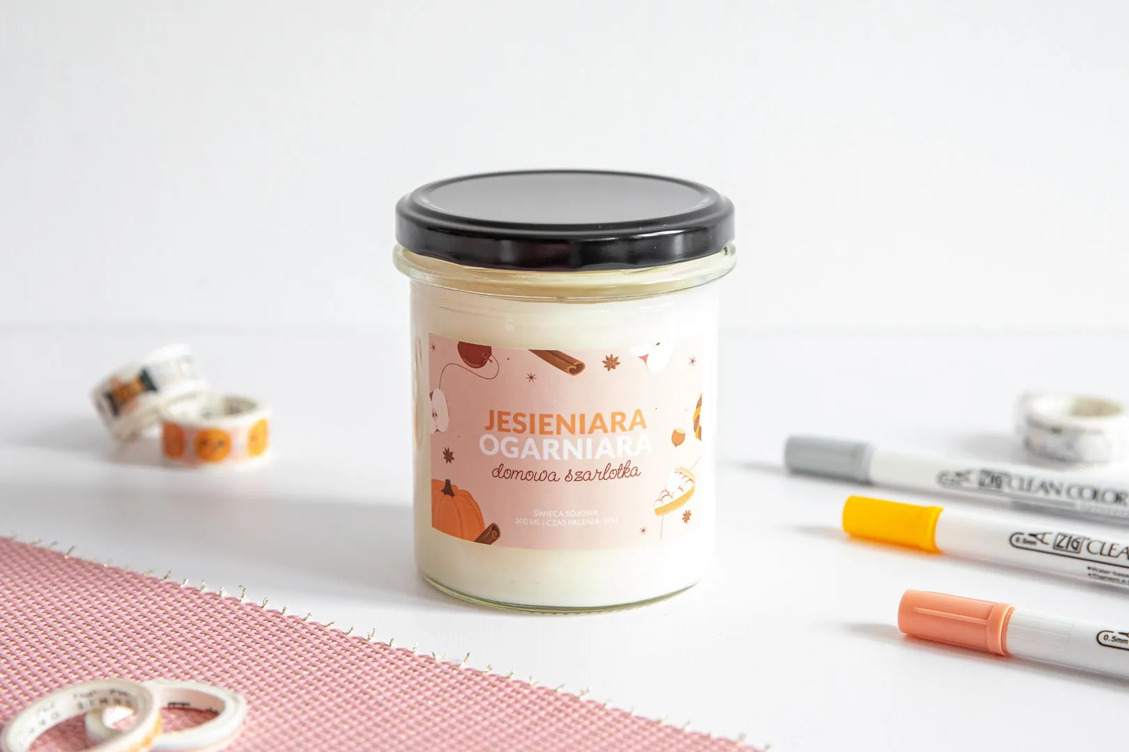 Świeczka zapachowa "Jesieniara, Ogarniara"