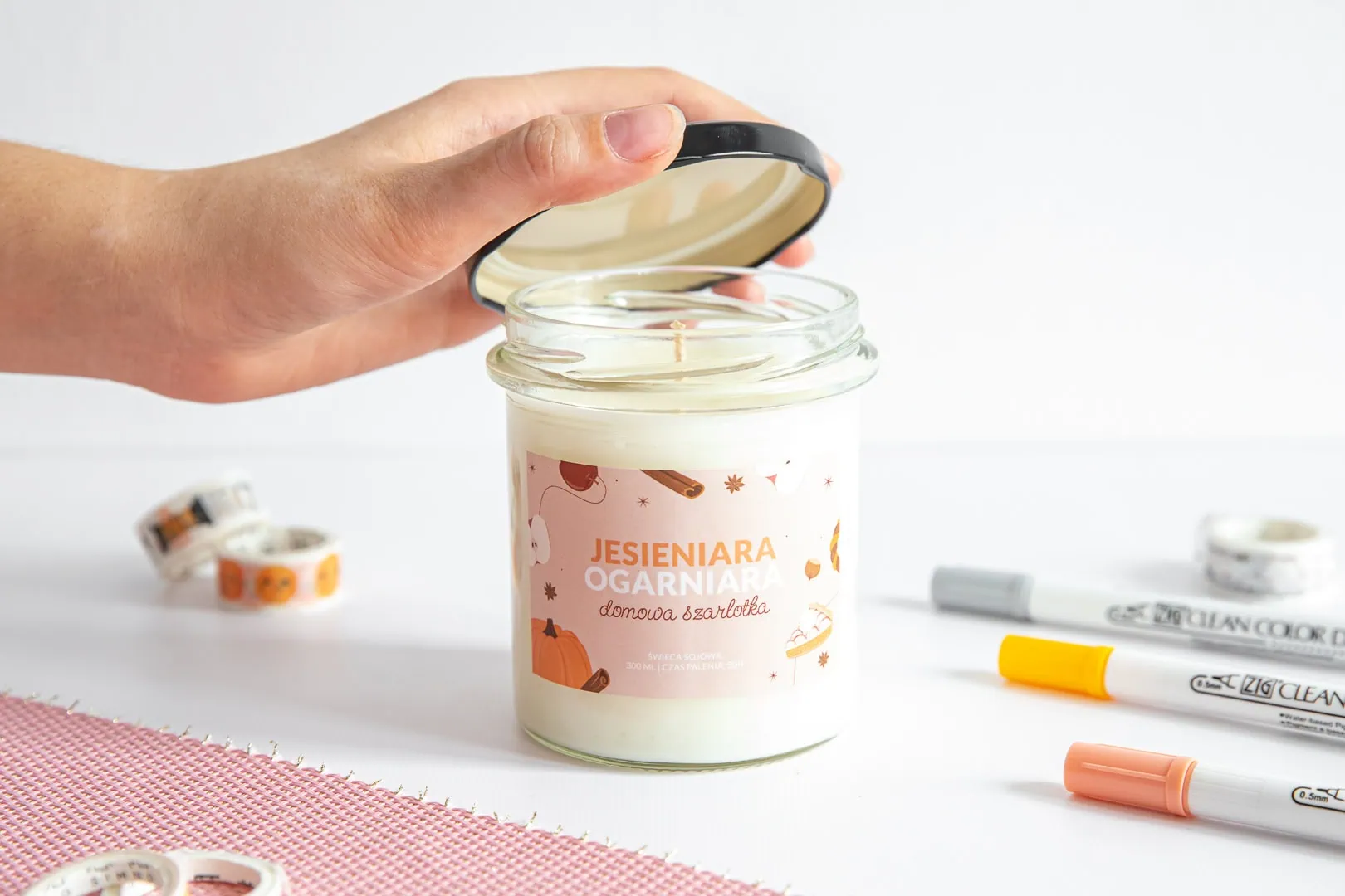Świeczka zapachowa "Jesieniara, Ogarniara" - obrazek 2