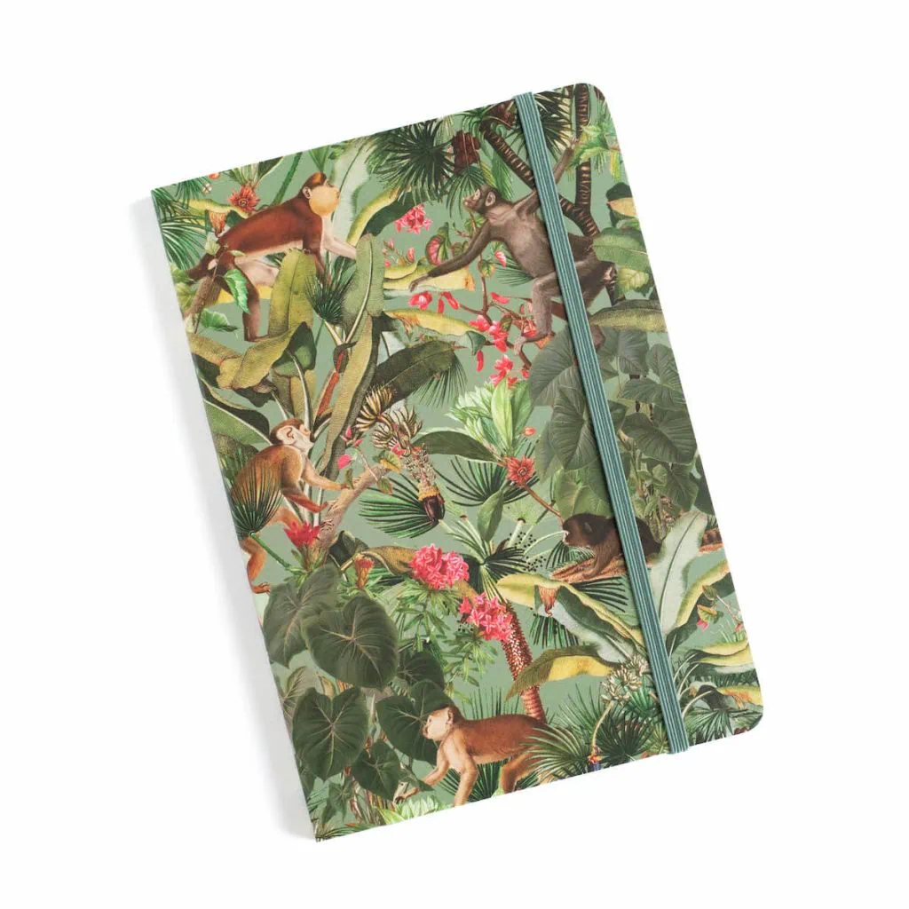 zeszyt do bullet journal małpki