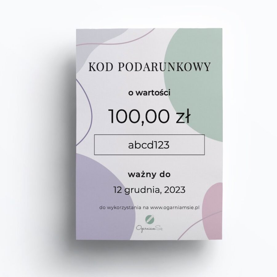 Kod podarunkowy OgarniamSię