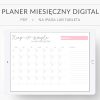 Planer miesięczny cyfrowy - Keep It Simple