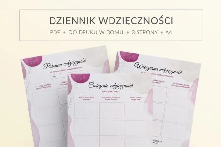 dziennik wdzięczności za darmo