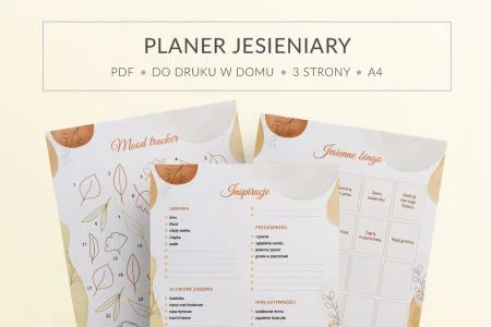 planer jesienny, pdf do druku