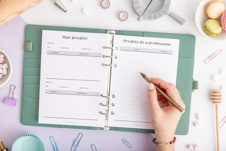 Wkład do organizera przepiśnik - moje przepisy