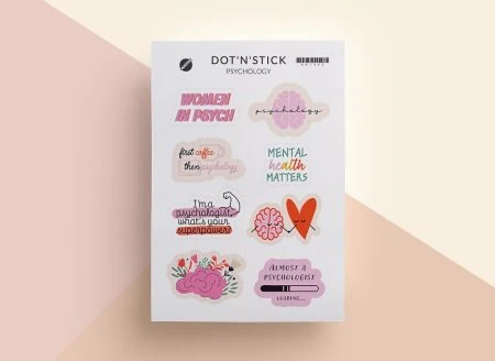 naklejki dla studentów, psychology