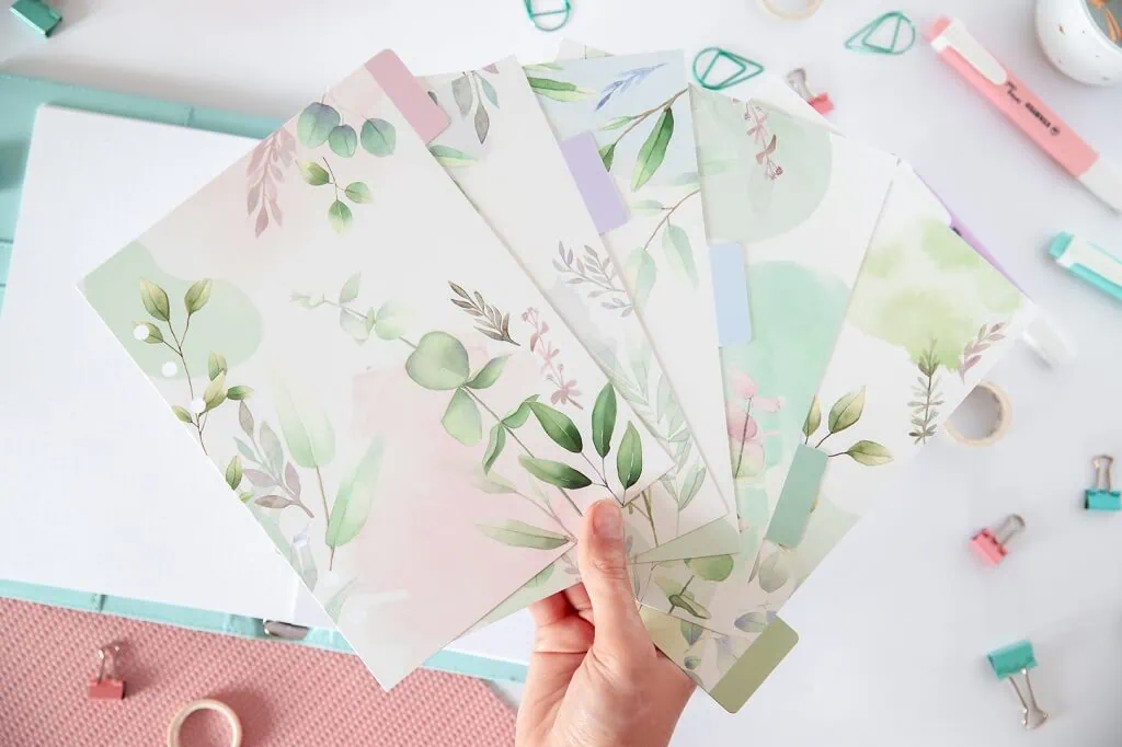 przekładki do organizera