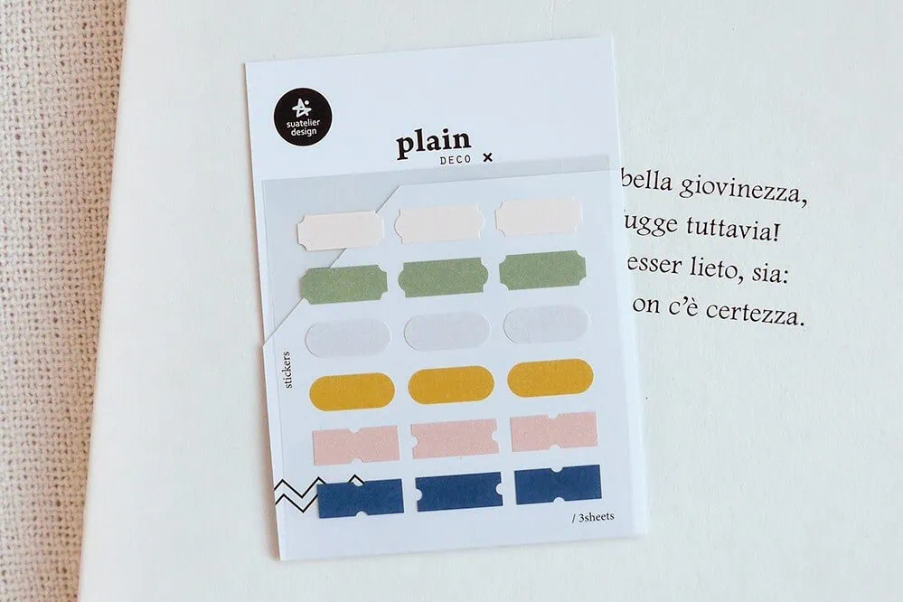 naklejki do planera, naklejki funkcyjne, kolorowe ramki