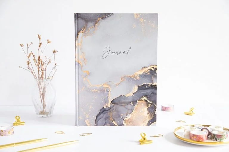 Bullet Journal A4 Gray Marble