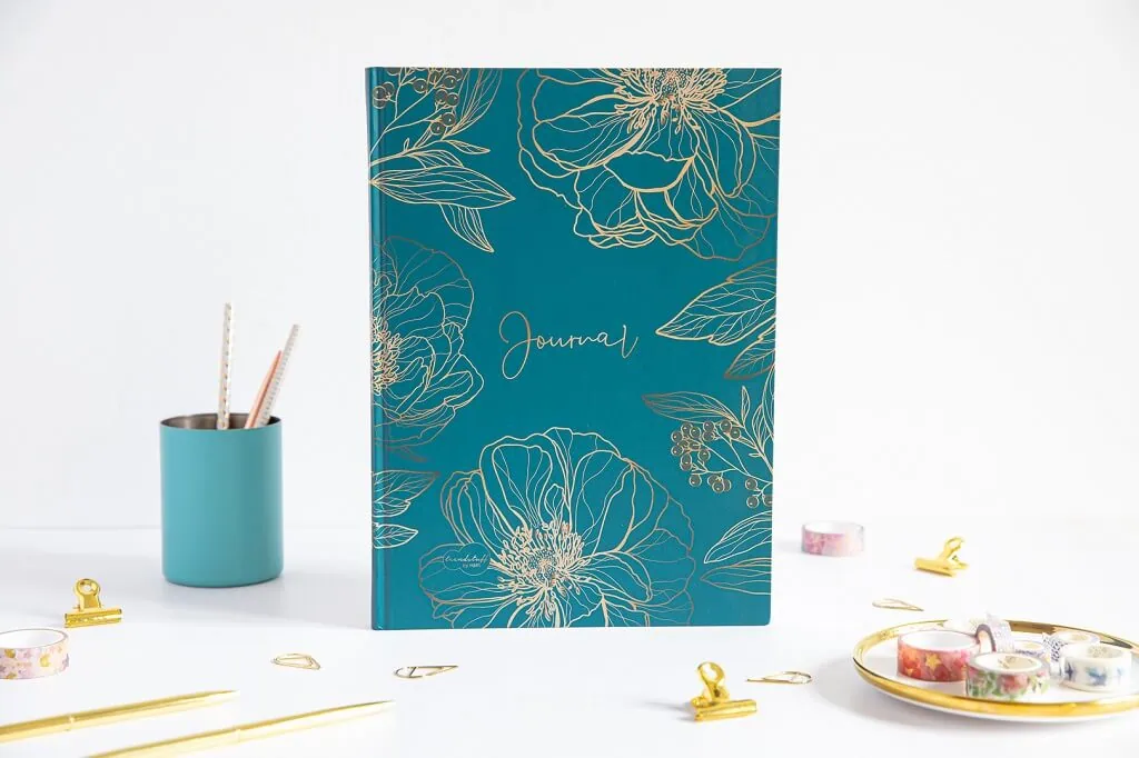 Bullet Journal A4 Gold Blossom