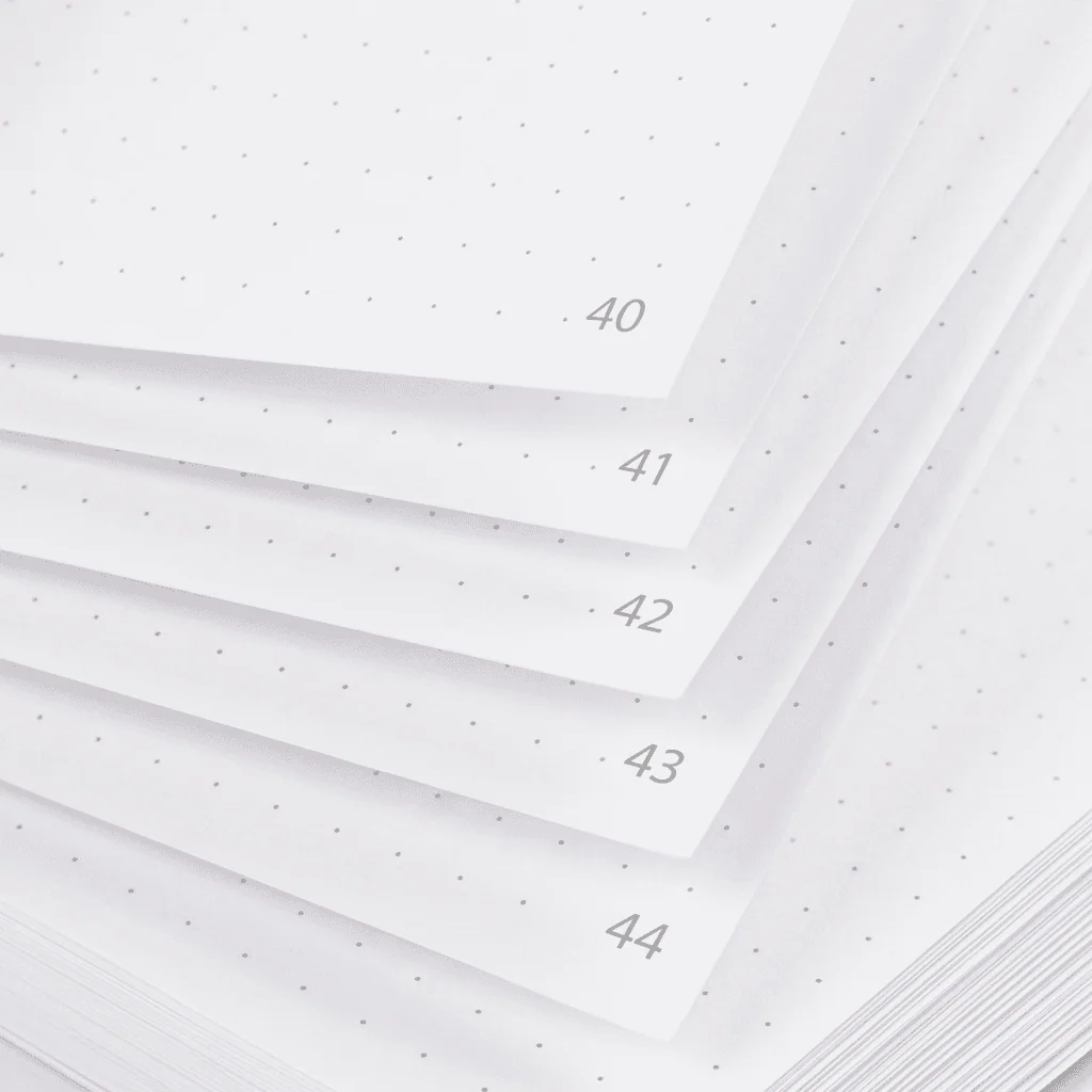 Bullet Journal A4 | Numerowane strony