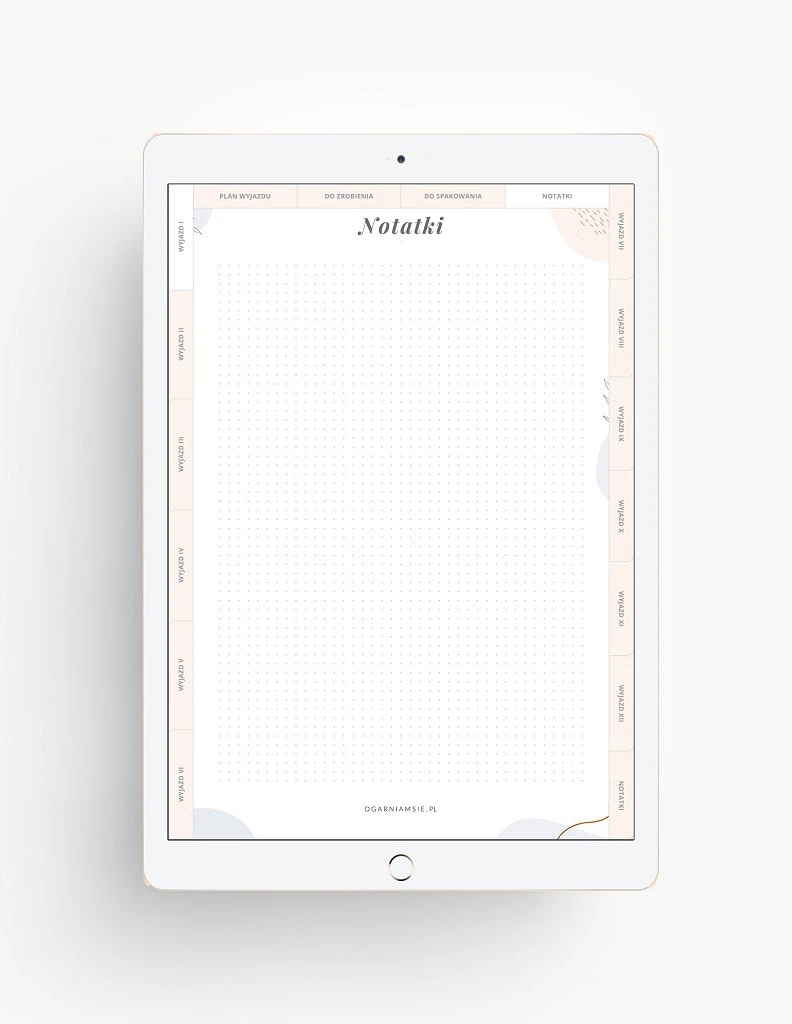 Planer wyjazdów i wycieczek na iPada - obrazek 4