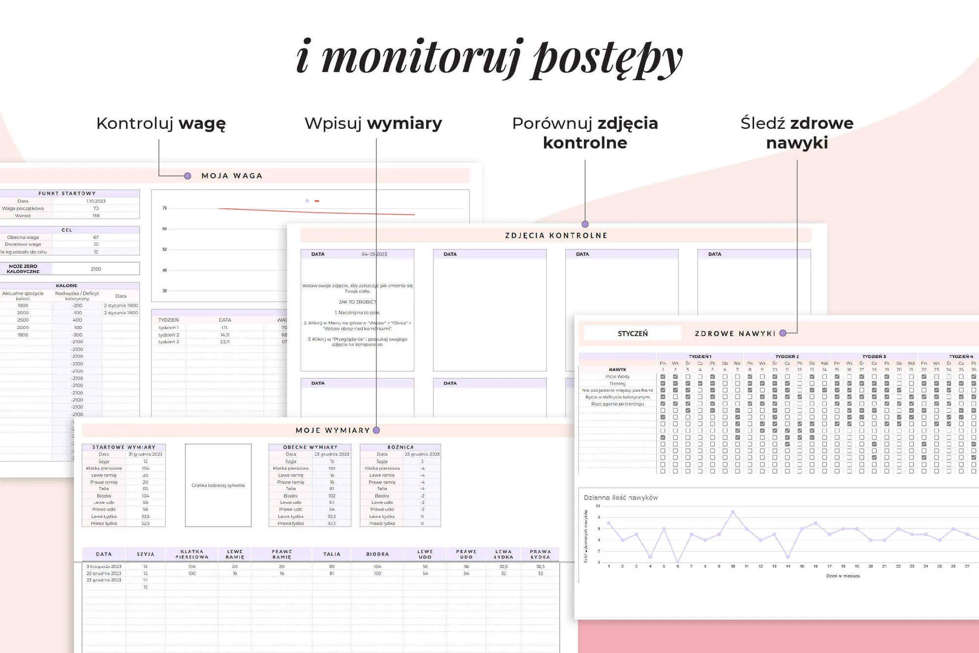 fitness planer google sheet