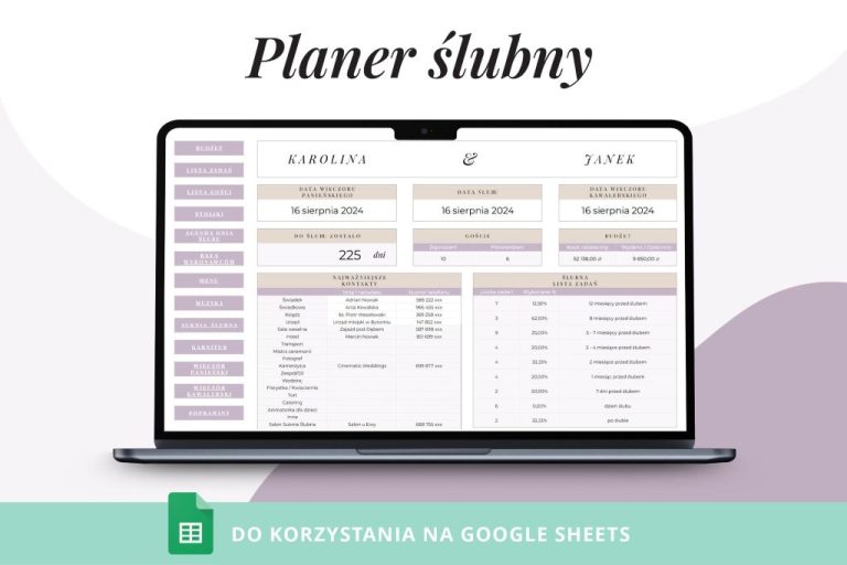 planer ślubny online