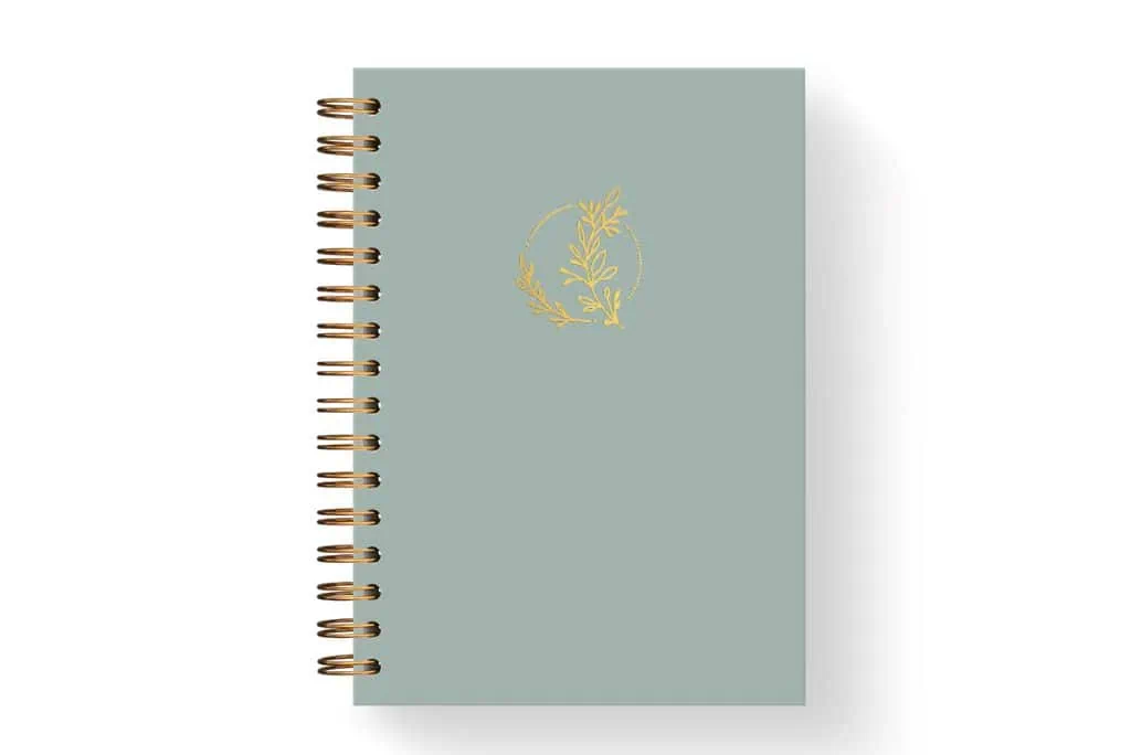 okładka planera, szałwia