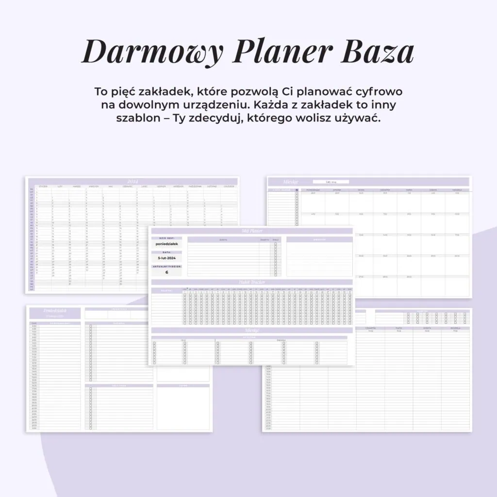 Planer Baza - Arkusz Google