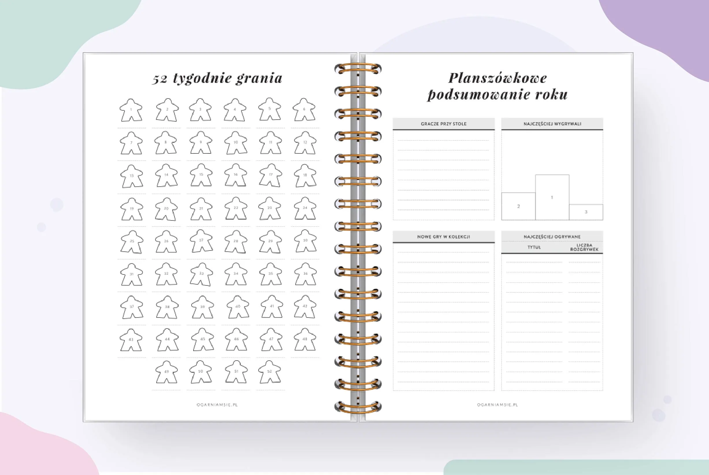 planer mistrzyni planszówek