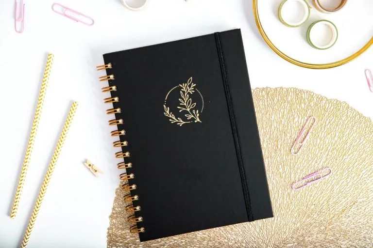 planer w kropki, czarny