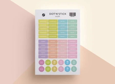 naklejki szkolne, funkcjonalne