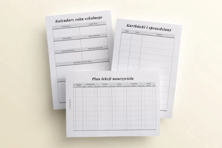 planer nauczyciela starsze klasy, dodatek