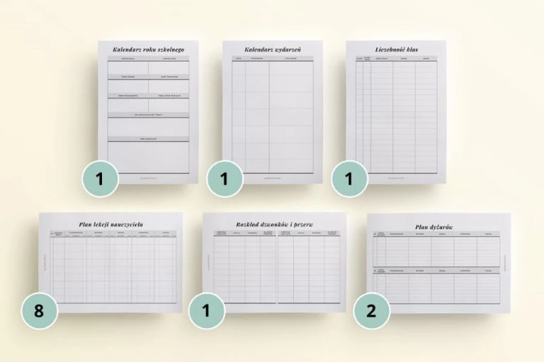 planer nauczyciela, dodatek