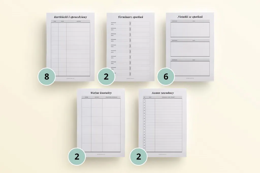 planer nauczyciela starsze klasy, dodatek