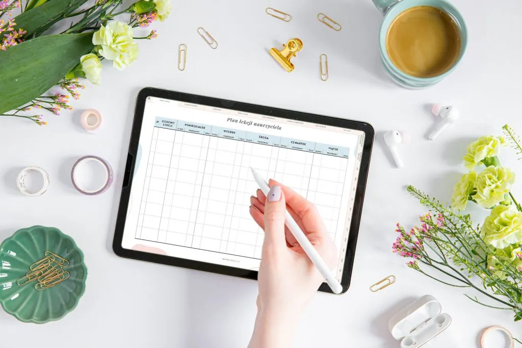 Digital planer nauczyciela - plan lekcji nauczyciela