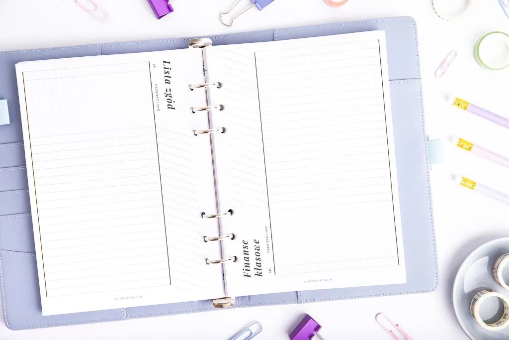 lista zgód, wkład do organizera nauczyciela