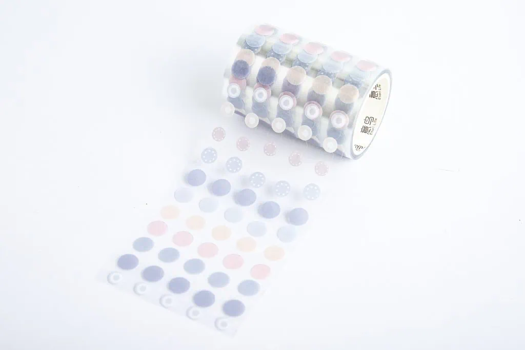 naklejki do bullet journala, kropki