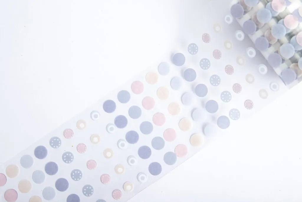 naklejki do bullet journala, kropki