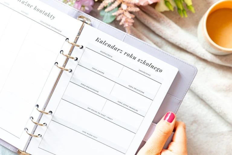 kalendarz roku szkolnego