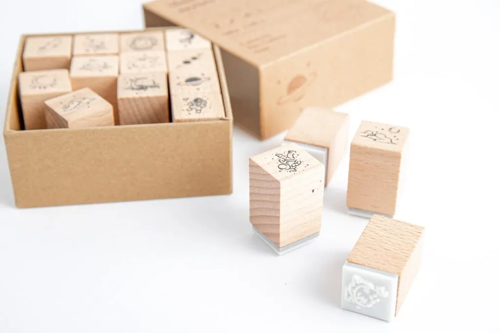 Drewniane pieczątki