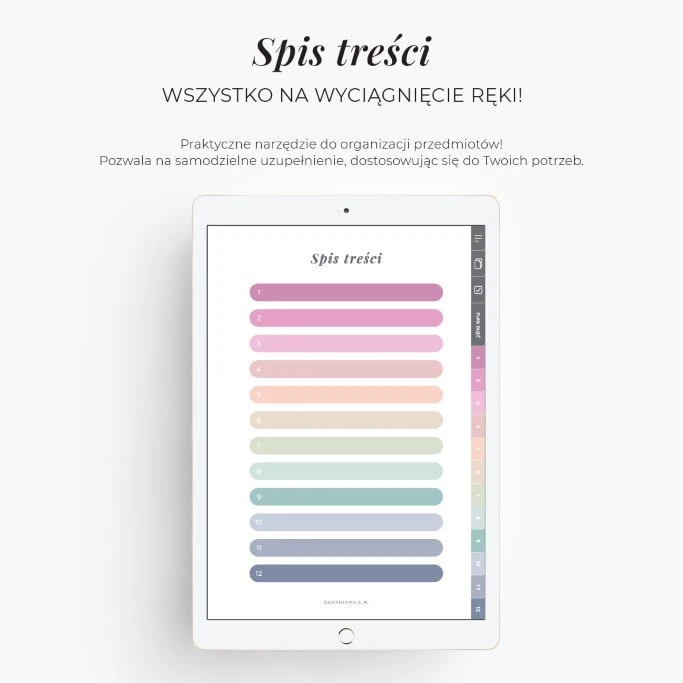 Plik cyfrowy na tablet