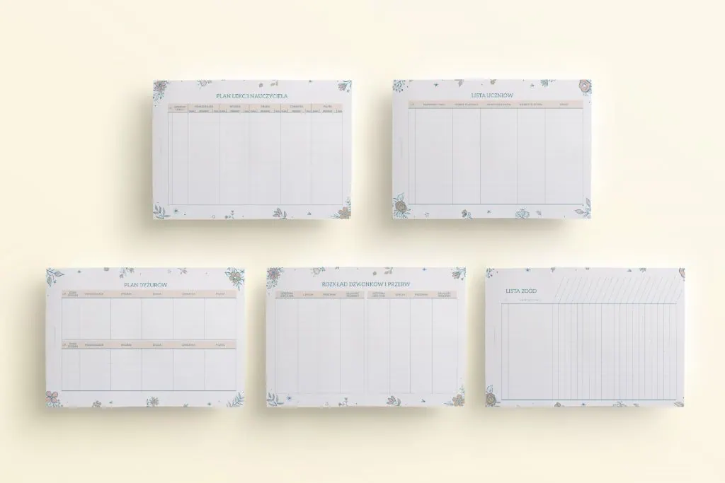 planer nauczyciela klas 1-3 do druku