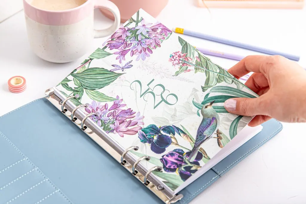 Organizer ze strona tytułową Rajski Ogród