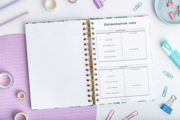 Planer dla nauczyciela - harmonogram roku