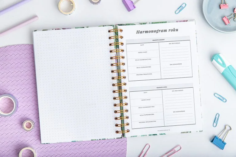 Planer dla nauczyciela - harmonogram roku