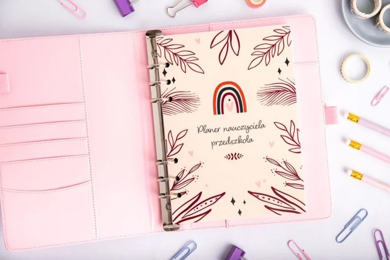 kalendarz nauczyciela przedszkola, strona tytułowa