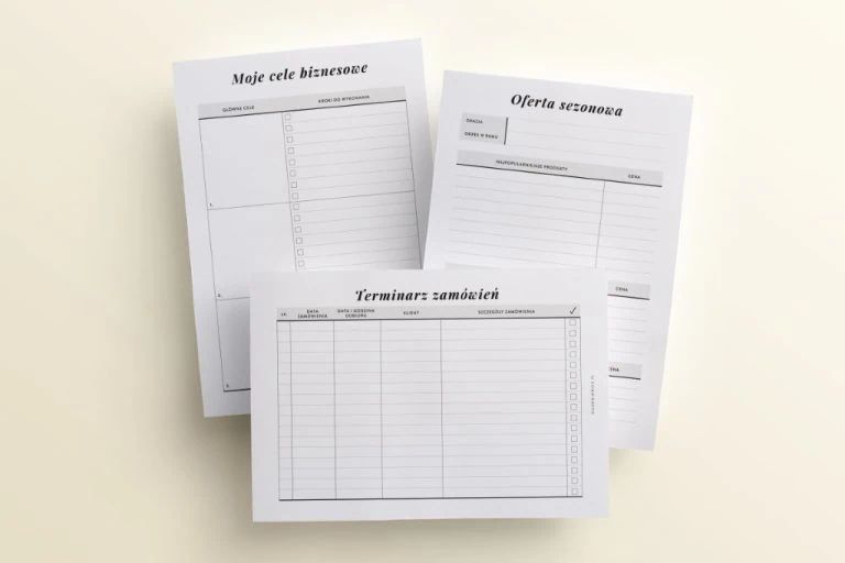 wkład do organizera dla cukiernika