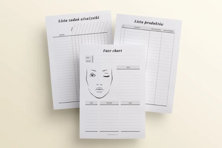 Wkład do organizera dla wizażystek