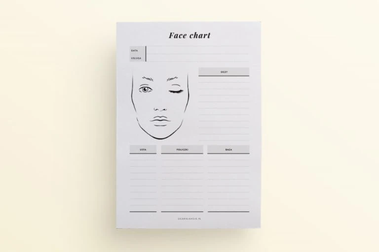 Karta klienta wizażystka