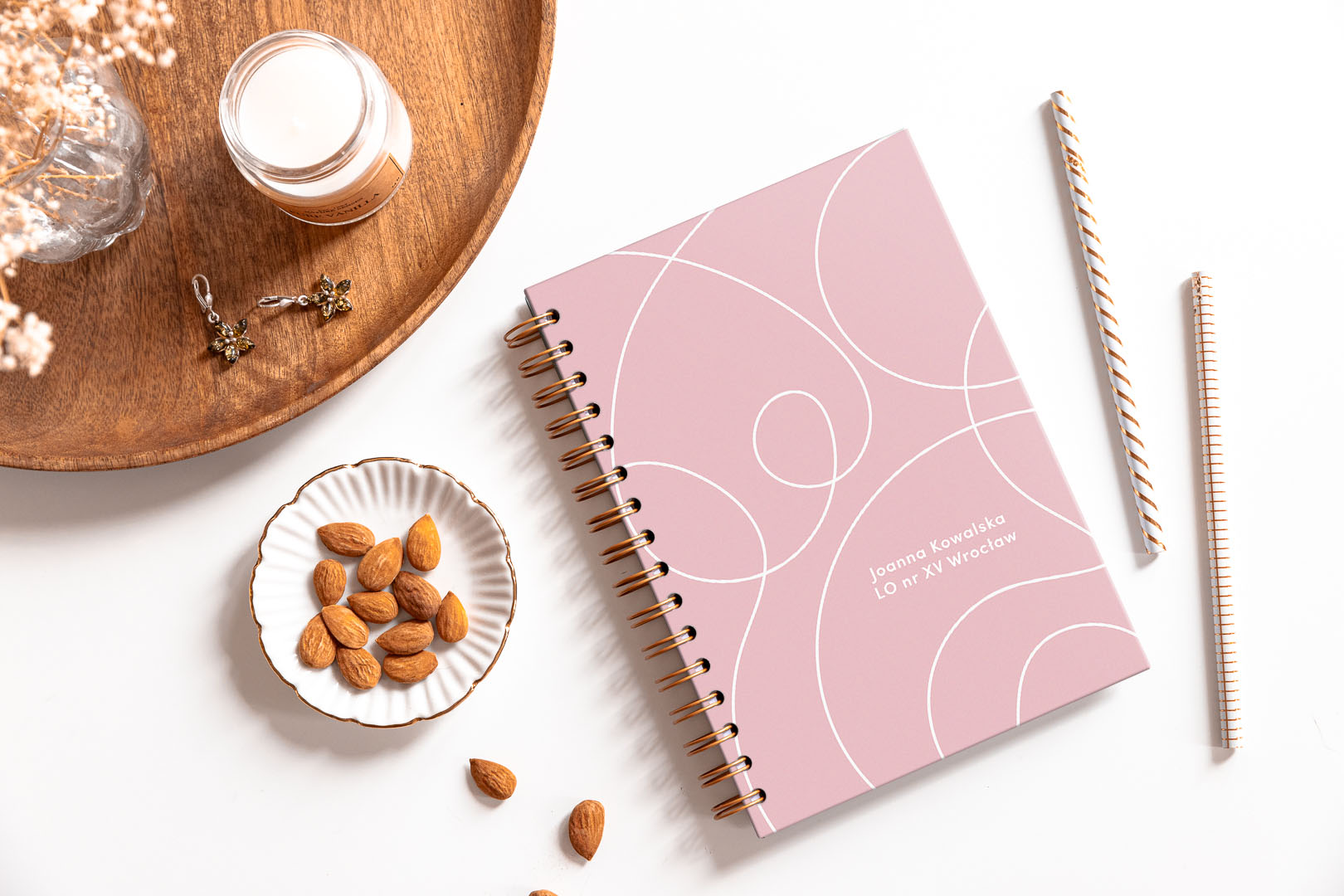 Notes z personalizacją dla nauczyciela | Różowe Love