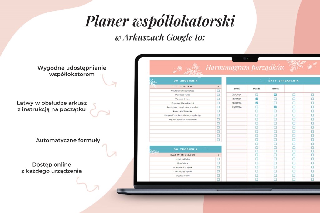planer dla współlokatorów za darmo