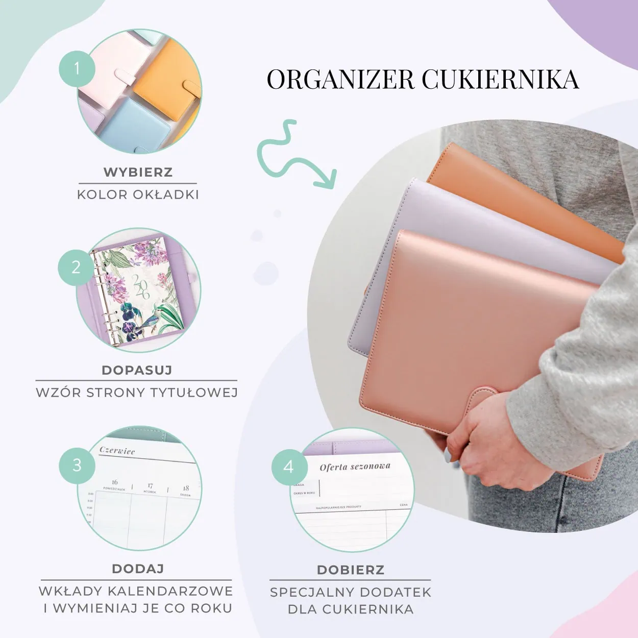 Dodatki Ogranizer Cukiernika - dopasuj do siebie