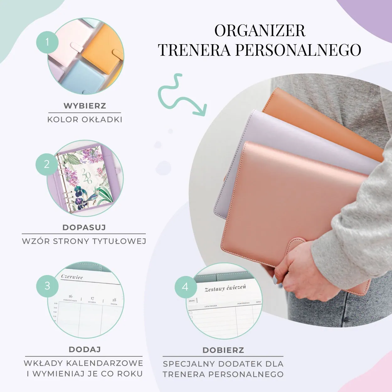 Dodatki Ogranizer Trener Personalny - dopasuj do siebie