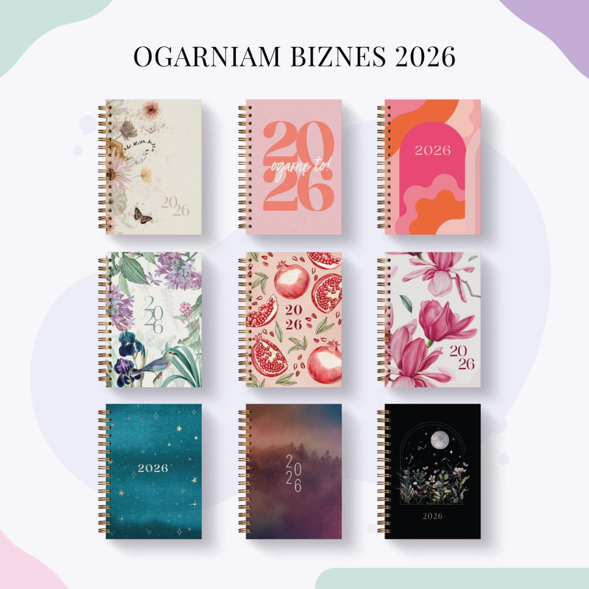 Planer Ogarniam Biznes - okładki