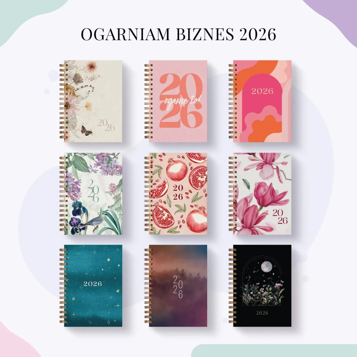 Planer Ogarniam Biznes - okładki