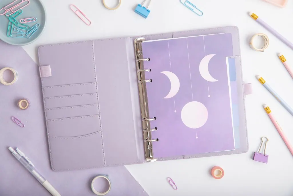 Przekładki do organizera, fioletowy