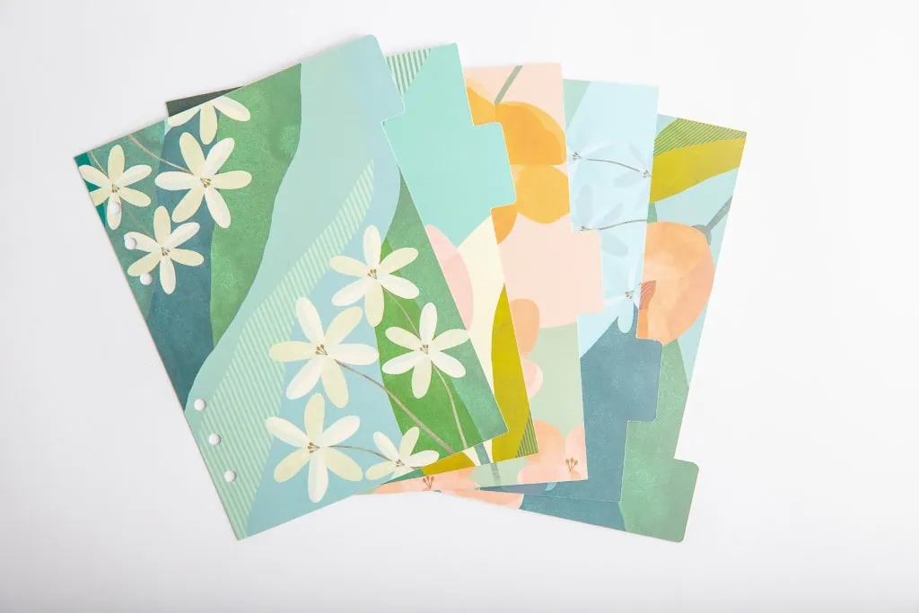 Przekładki do organizera, szałwia